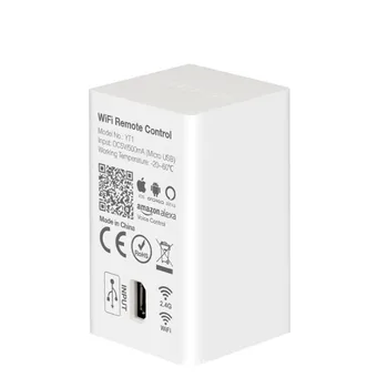 

Milight YT1 Wifi Remote Control Milight 2.4GHz RF Series Product Smartphone App Wifi Wireless Control DC5V/500mA(Micro USB)