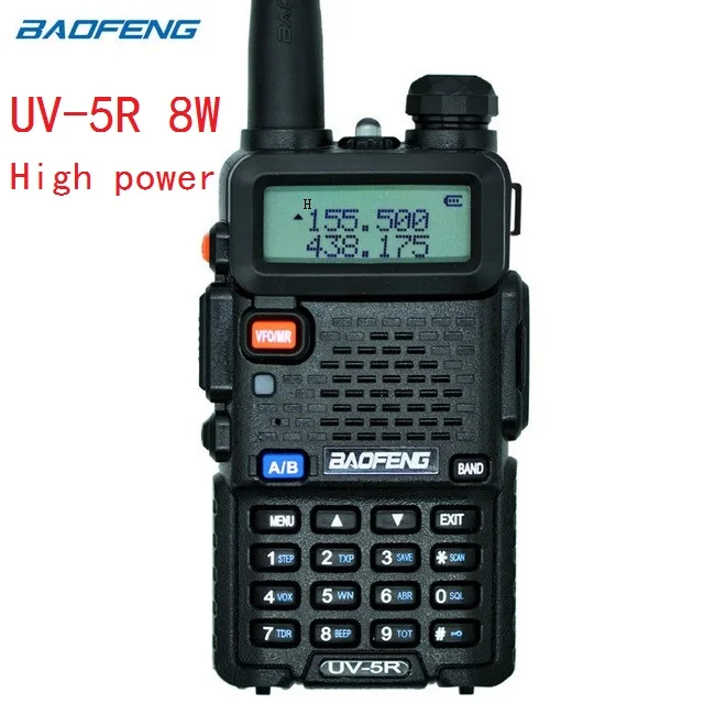 

UV-5r High power version real 8WCB radio 10 Km Walkie Talkie CB radioTwo Way radio communicador for Baofeng ham raido uv5r
