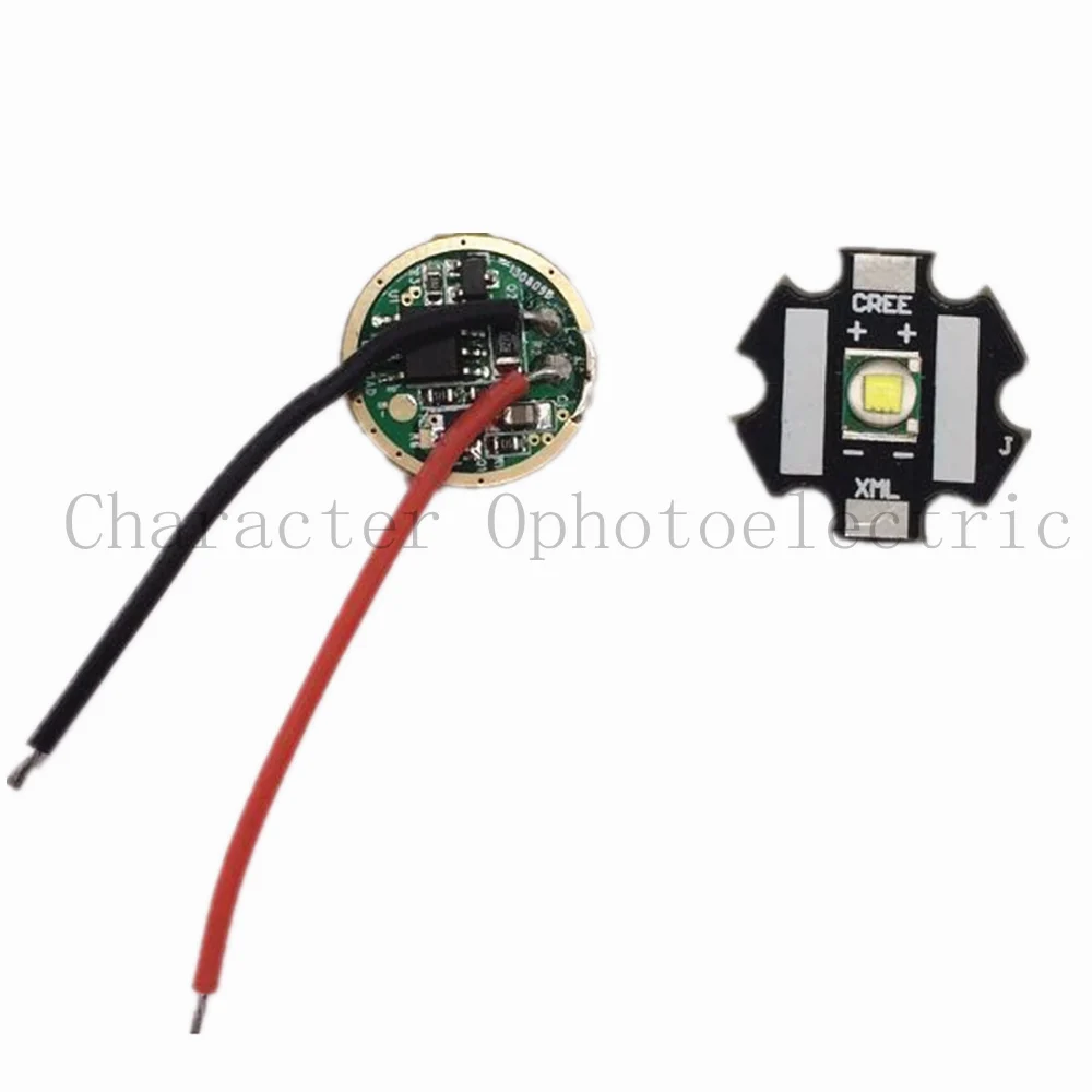 Cree XM-L T6 10W холодный белый 6500k светодиодный светильник+ T6 DC 3,7 V 2.5A XML светодиодный диммер драйвер для DIY