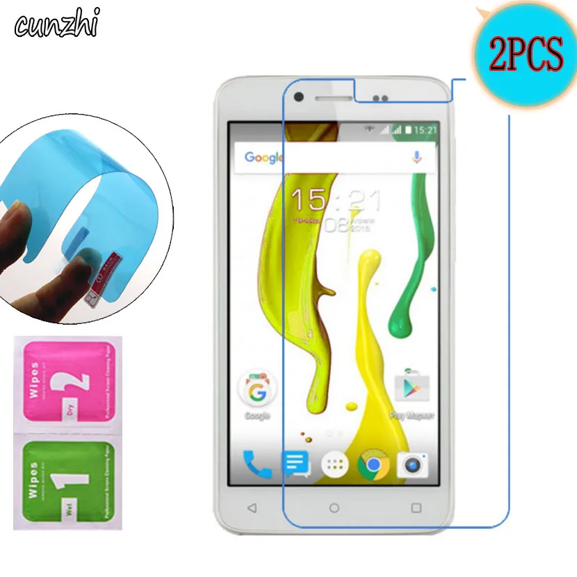 

2PCS For Fly FS505 Ultra Clear Soft Nano Explosion proof Screen Protector For Fly FS505 Nimbus 7 Protective Mobile Phone Film