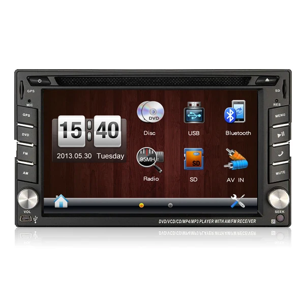 Top Wince 2 DIN Autoradio Car DVD GPS Player Double Radio Stereo In Dash MP3 Head Unit CD parking 2DIN HD TV Radio Video Audio 1