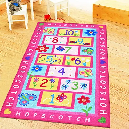 Pink Tapete Kids Rug for Girls Children Kids Living Room ...