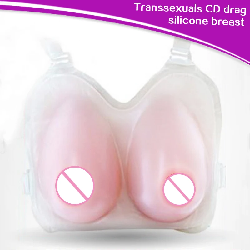 

Silicone Fake Breast Form for Man Artificial False Boobs 1000g/pair Shemale Crossdresser Favorite Free Shipping