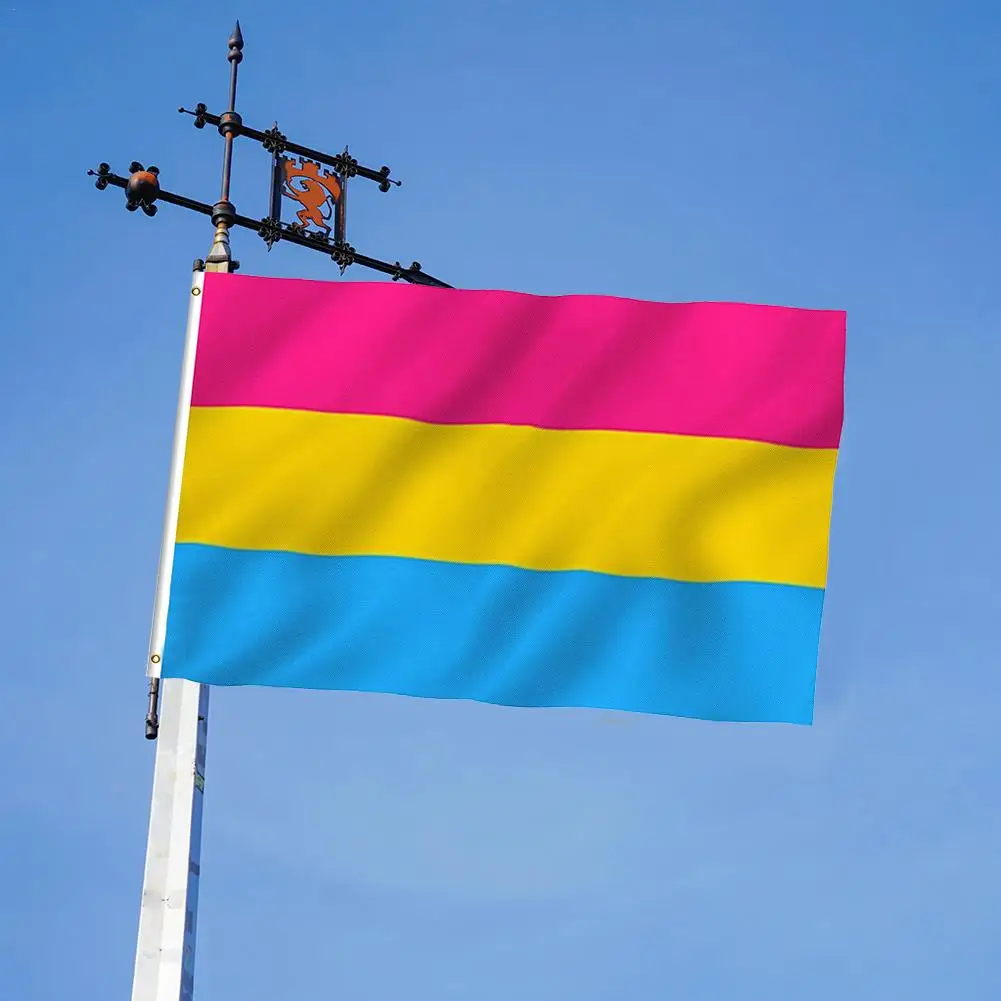 Висячие 90X150 см Omnisexual LGBT Pride Pansexual Flag для украшения баннеров|Флаги баннеры и