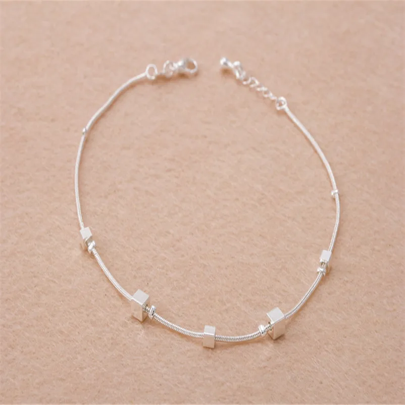 2018 NEW Beads anklets for women Small Box Women Chain Ankle Bracelet Barefoot Foot Jewelry Sandals Pulseras Tobilleras J20#N (6)