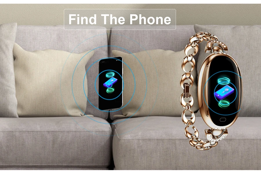 SCOMAS Модные женские Смарт-часы SE68 0,9" ips монитор сердечного ритма и артериального давления фитнес-трекер умные часы для iOS Android