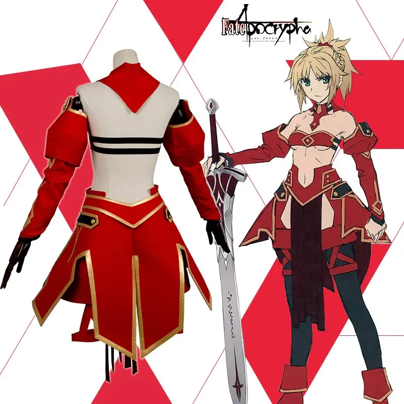 Игровой костюм для косплея FGO Modred Аниме Костюм Saber Женский косплея| |