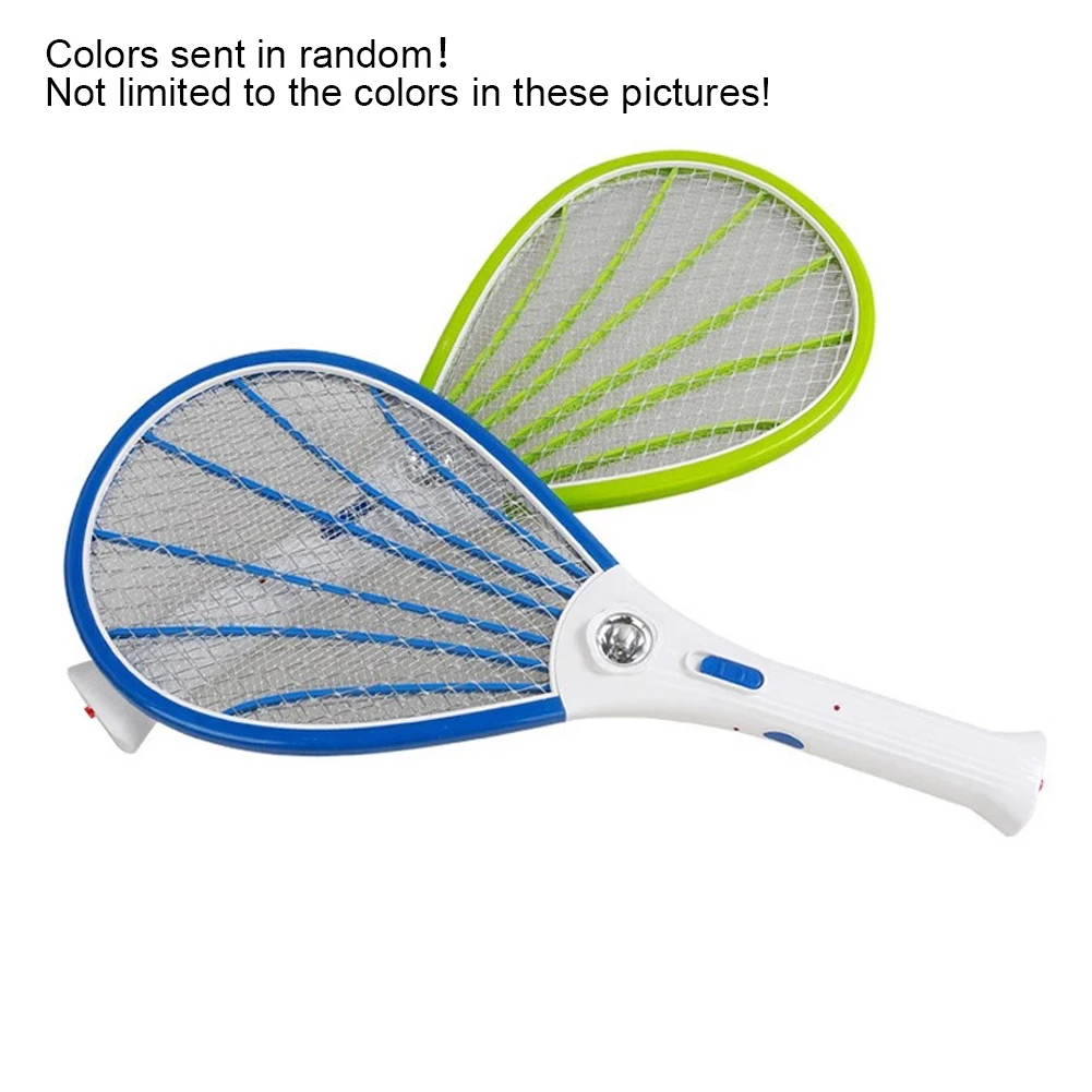 

3 Layers Net Dry Cell Hand Racket Electric Swatter Home Garden Pest Control Insect Bug Bat Wasp Zapper Fly Mosquito Killer