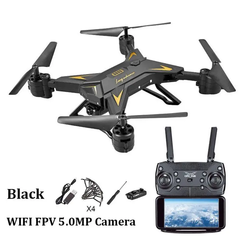 KY601S 1080 P 500 W wifi fpv-камера на дроне RC вертолет складной Дрон GPS Квадрокоптер Детские Подарочные игрушки - Цвет: 1080P 500W WIFI FPV