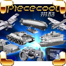 Novo pacote Gift Metal 3D modelo transporte crianças adulto jogo DIY qi educação aprendizagem coleção da decoração do lar brinquedos divertidos
