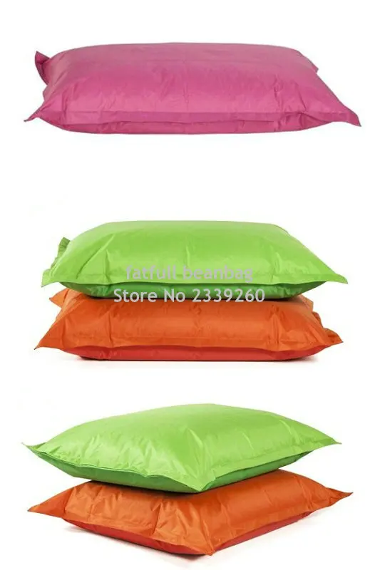 Golden color Polyester bean bag Cover only No Filler for adults waterproof outdoor indoor