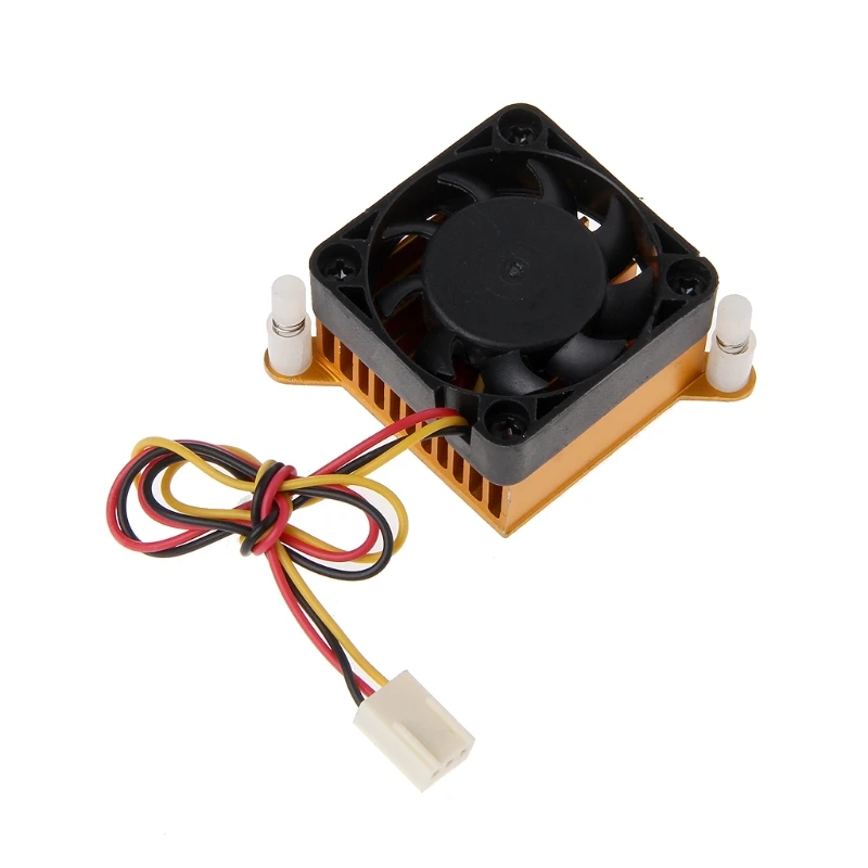 

Free shipping PC Northbridge Chipset Aluminium Cooler Heatsink 40mm Fan For 3D Printer Cooling