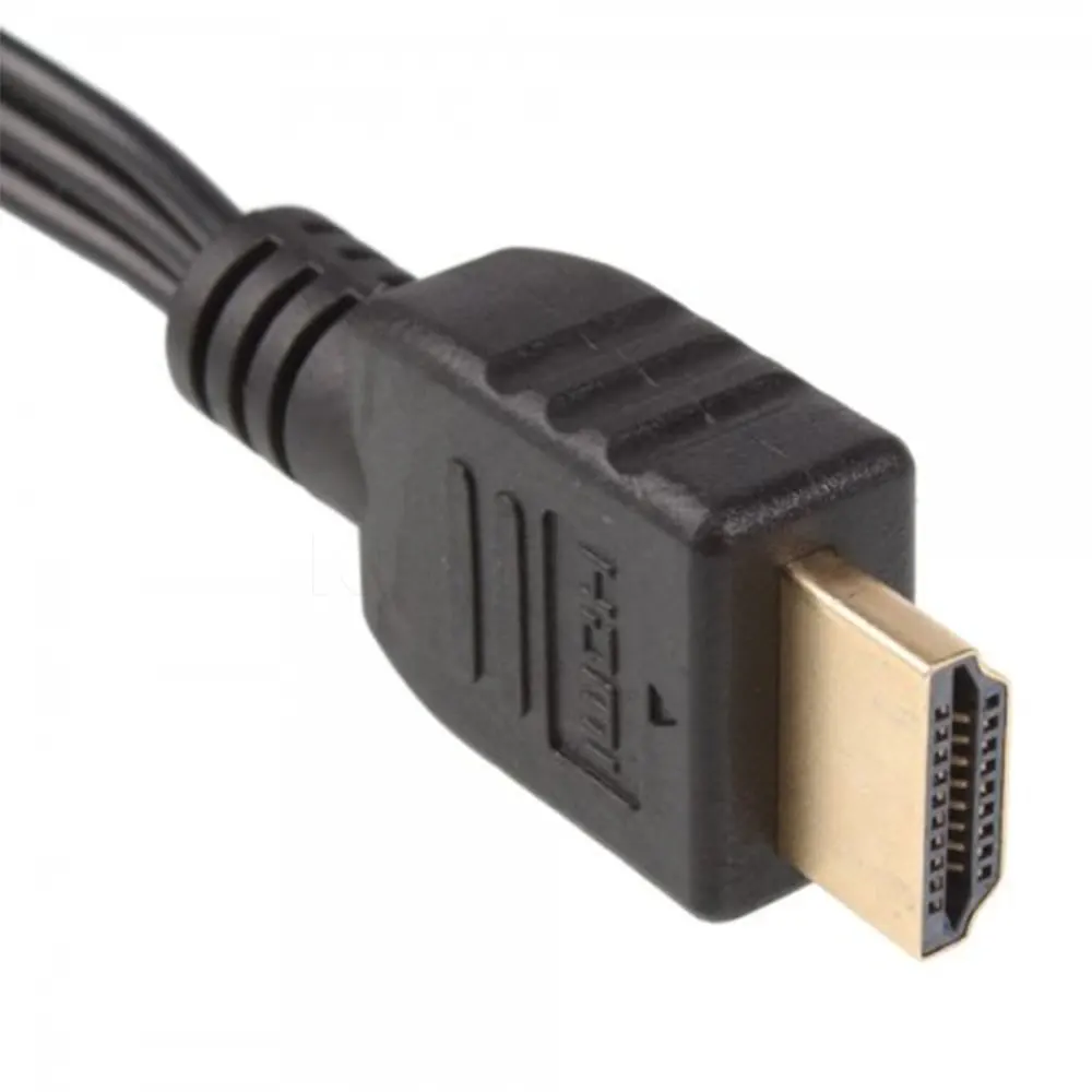 Адаптер Kebidu для HDTV VGA адаптер 3 RCA AV патч корд фута HDMI|hdmi male|hdmi male tohdmi |