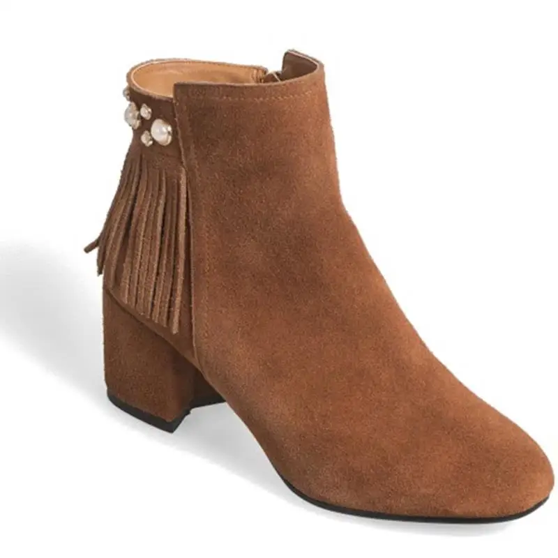 Suede Angle Boots Elegant 2017 Lukuco Women's A