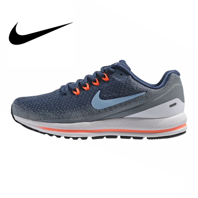 

Original NIKE AIR ZOOM VOMERO 13 Men's Running Shoes Dark Blue Shock Absorption Breathable Wear-resistant Lightweight 922908 400