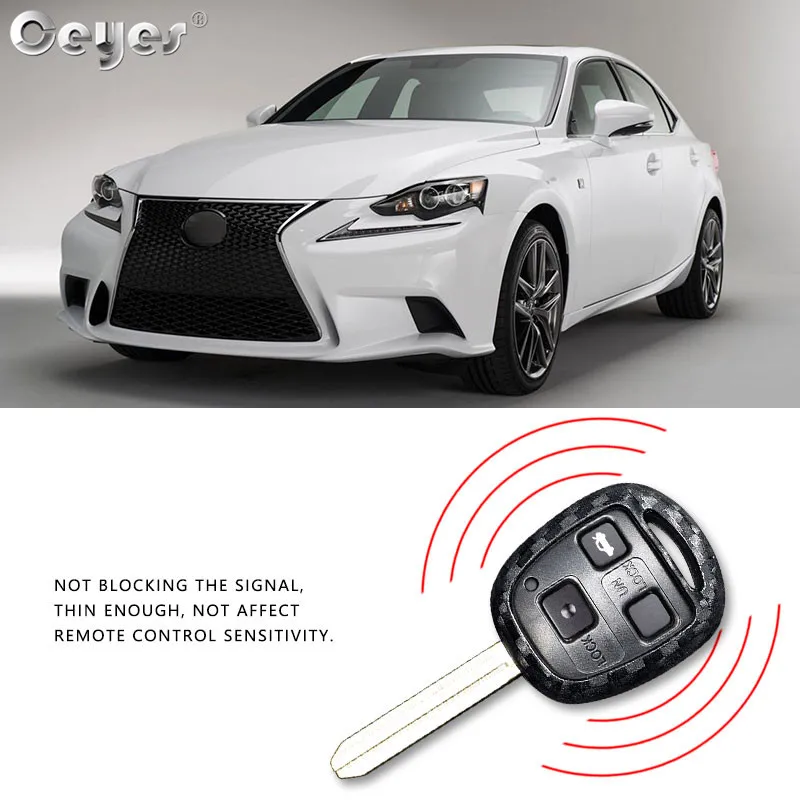 Carbon fiber key cover for LEXUS (4)