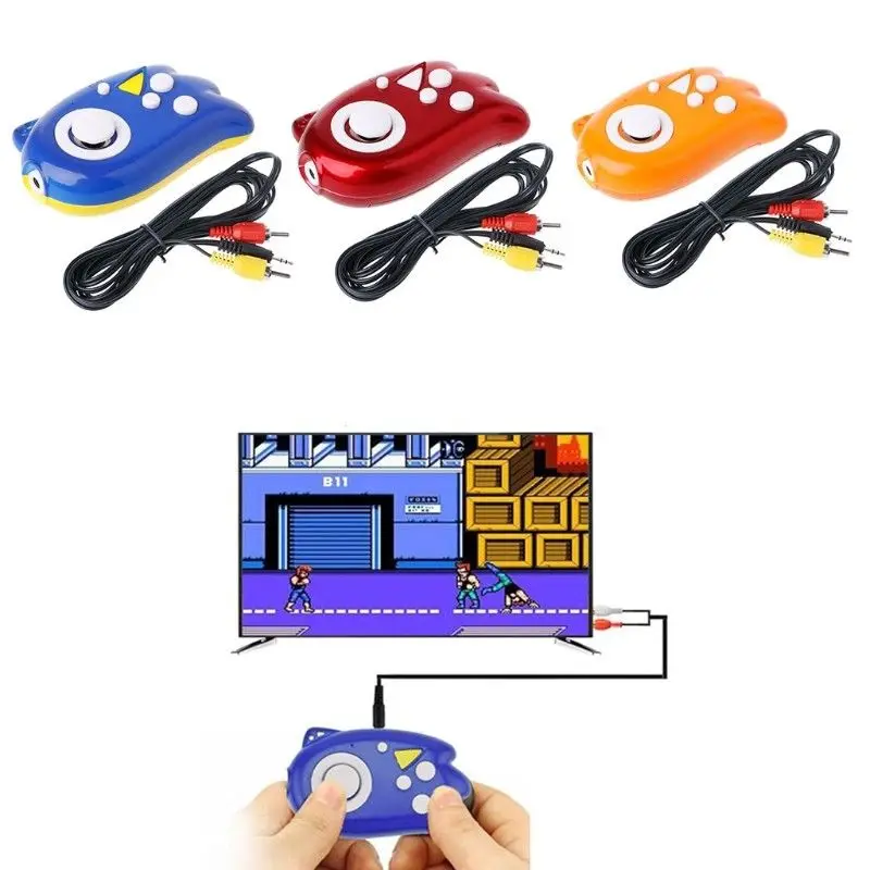 10 шт. Plug and Play ручной ТВ 8 битный игровой консоли NES игр встроенный 89 играми