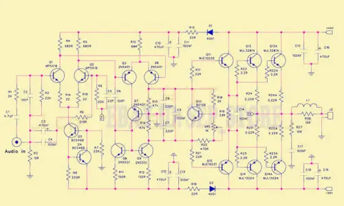 HIFI DIY моно классический Symasym5-3 Дискретная Плата усилителя мощности 100 Вт Плата усилителя