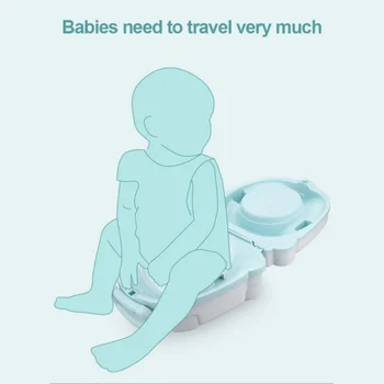 

Portable infant child toilet baby travel emergency toilet car toilet safety and environmental protection cleaning new 7
