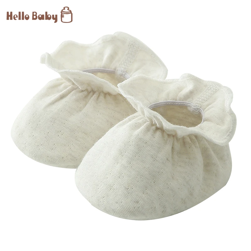 HelloBaby Newborn Baby Gloves Booties Spring Full Gloves Baby Cotton