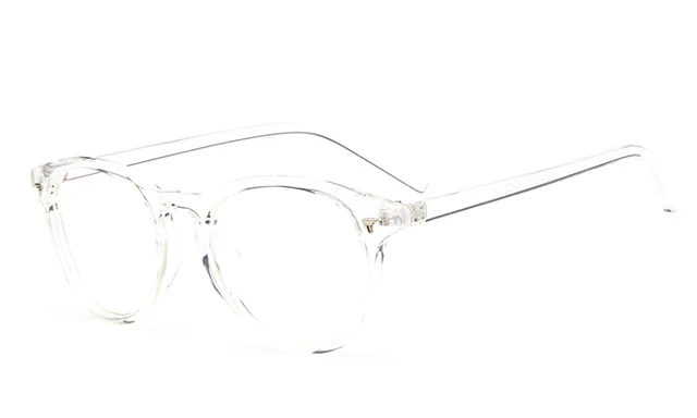 Spectacle Classic Women Round Eyeglasses Frame Brand Designer Fashion Men Nail Decoration Optical Glasses Reading Glasses Transparent