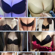 Сексуальный женский бюстгальтер без бретелек Невидимый пуш-ап бюстгальтер Крылья Ангела форма самоклеящийся Силиконовый бюст передний бюстгальтер с открытой спиной A B C D