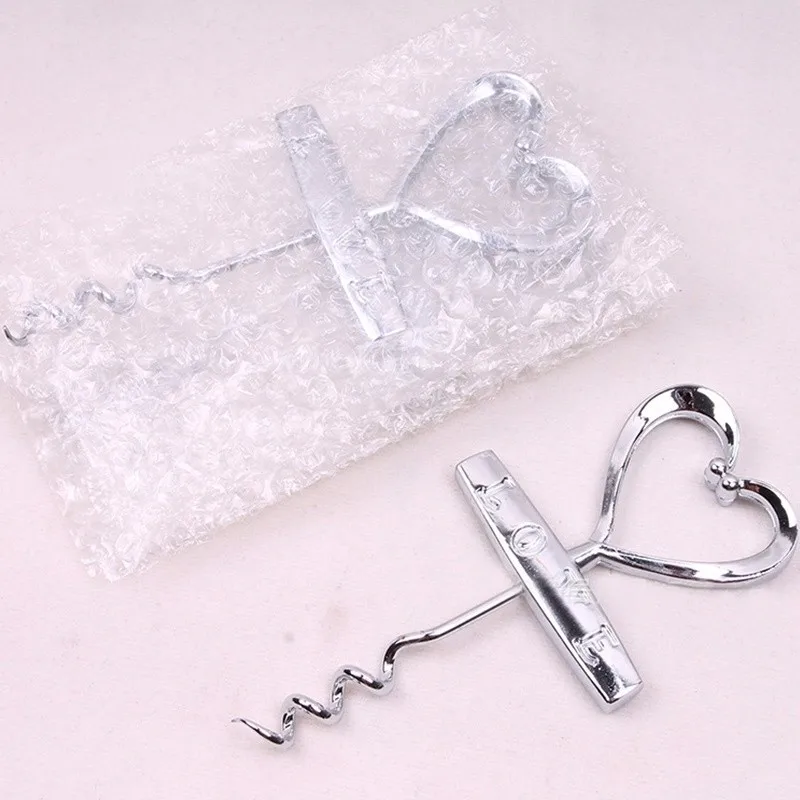1pc Red Wine Bottle Opener Cute LOVE Heart Shape Screw Corkscrew Can Opener Valentine\'s Day Present Gift Bar Tool (5)