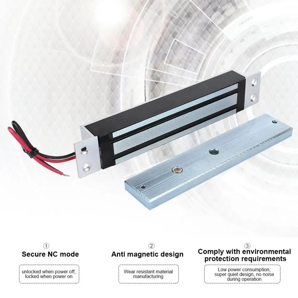 Горячее предложение! Распродажа! DC12V 280 кг/600Lbs электрический магнитный замок, удерживающий силу, электромагнит, дверной замок, домашний безопасный шкафчик, горячая распродажа, новинка