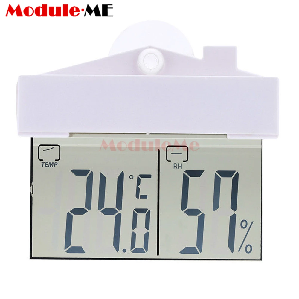 

Mini Digital Thermometer Meter Thermo-Hygrometer Humidometer Temperature Gauge Outdoor Indoor 9 ~ 50 Wall Hanging