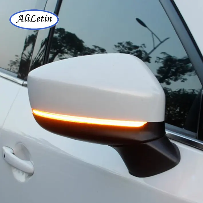 

For Mazda CX-5 KF CX-8 2017-2019 CX-9 Side rearview Mirror dynamic blinker arrow scroll LED Turn Signal indicator Light