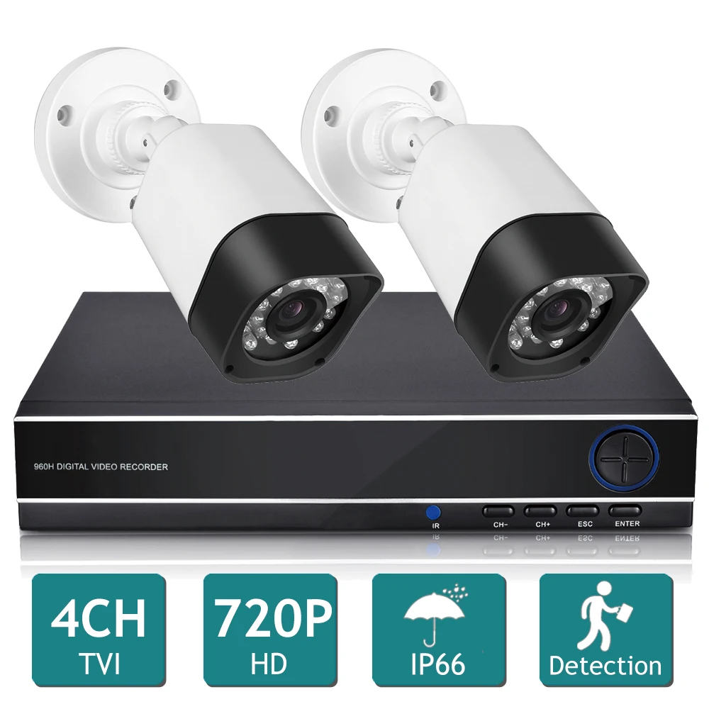 High resolution CCTV system 8CH 720P HD P2P Video Security Surveillance