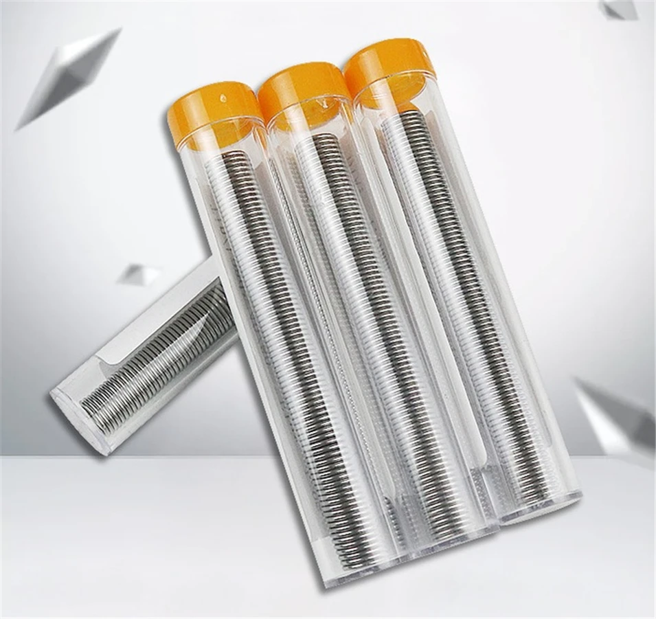 

3pcs 1.0mm 40/60 Tin/Resin Flux Rosin Core Solder Soldering Wire & Pen Tube Dispenser Tin Lead Core Soldering Wire Tool No wash