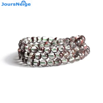 

Wholesale Red Ghost Natural Crystal Bracelets Treasure Bowl Lucky for Women Men Three Laps Crystal Bracelet Jewelry