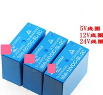 

SMI-05VDC-SL-2C SMI-12VDC-SL-2C SMI-24VDC-SL-2C 8pin 5A 250VAC/30VDC 05 12 24 10PCS/LOT