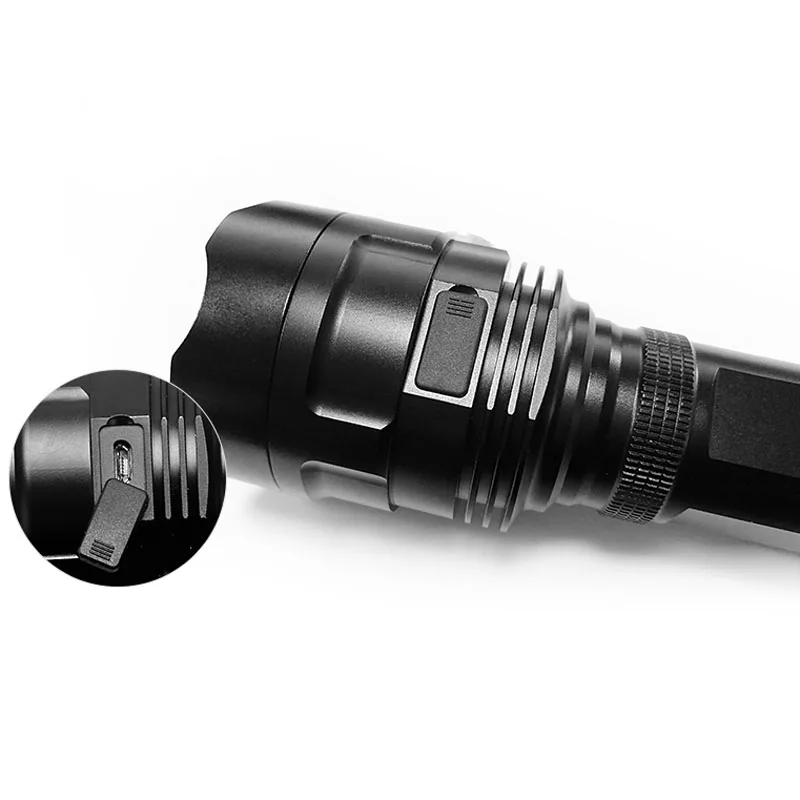 Новинка 2018 мощный светодиодный фонарик XM L T6 3 18 x с зарядкой по USB для рыбалки