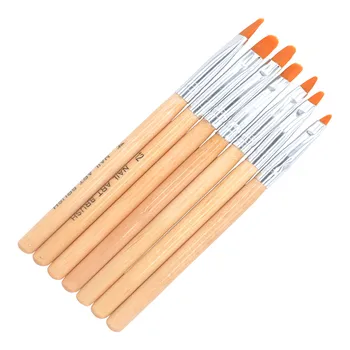 

LCJ New 7Pcs/Pack Nail Brush Set Crystal Nail Polish Brush Kits Nail Tips Brushes Hot Selling 23