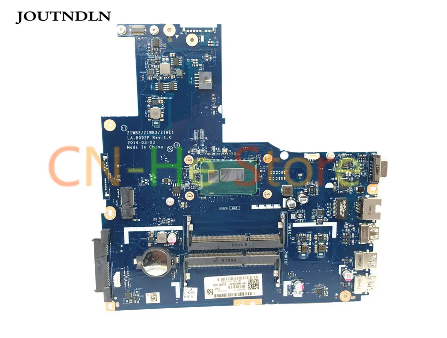 Материнская плата для ноутбука Lenovo 5B20G46170 ZIWE1 ZIWB2 ZIWB3 B50-70 DDR3 W/LA-B092P CPU | Компьютеры и