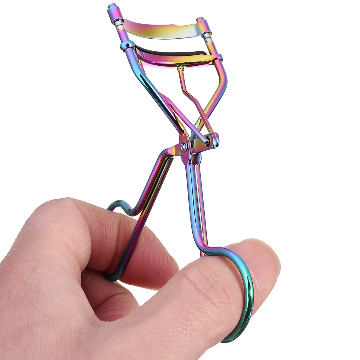 Plating Metal Eyelash Curler Nature Eyes Makeup Tweezers False