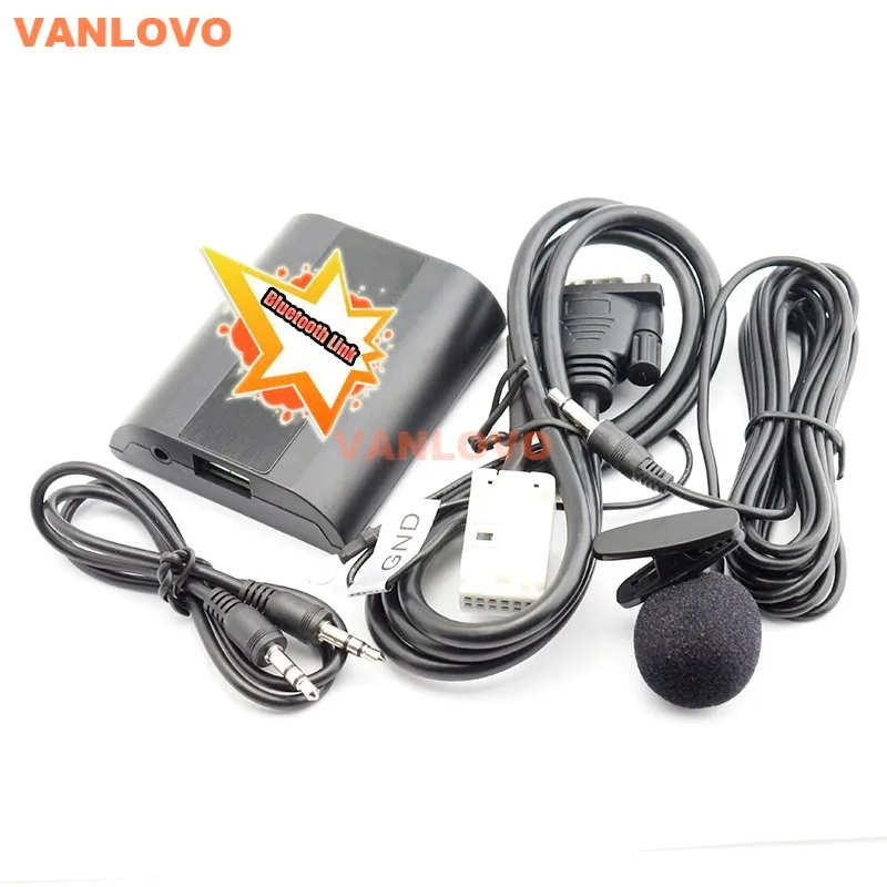 Bluetooth ссылка Car Kit с AUX-в Интерфейс адаптер и USB Зарядное устройство для Skoda Octavia/Fabia/Superb /Yeti/ROOMSTER