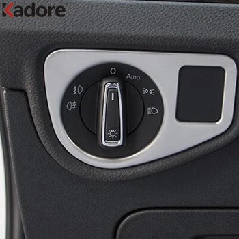 

Fit For Volkswagen Touran 2016 2017 2018 2019 ABS Matte Lamp Headlight Switch Decoration Trim Interior Accessories