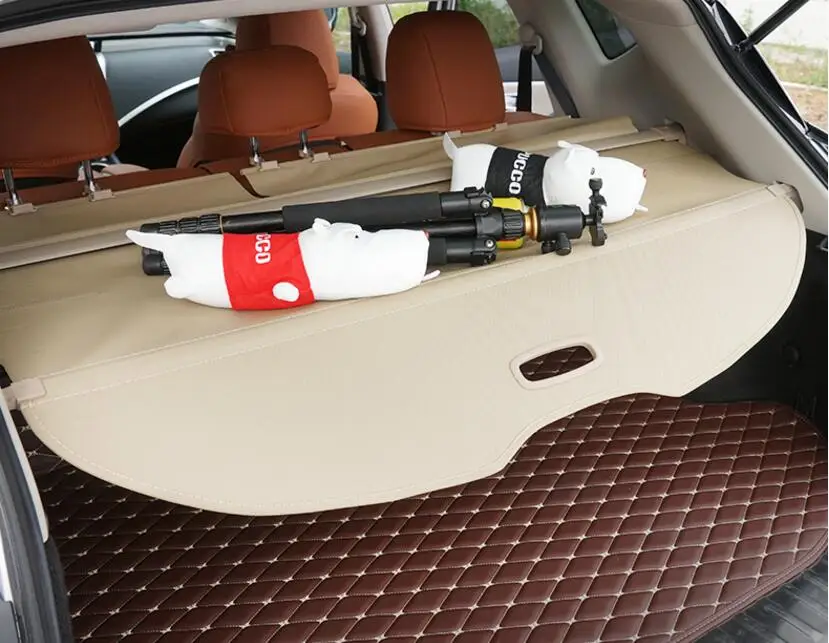 

JINGHANG For Car Rear Trunk Security Shield Cargo Cover Fit For Nissan Murano 2015.2016 High quality (black beige)