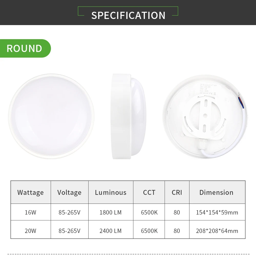 IP65 16 Вт 20 Вт круглый/овальный светодиодный влагостойкий потолочный светильник водонепроницаемый для ванной комнаты открытый сад двор лампа современный настенный светильник