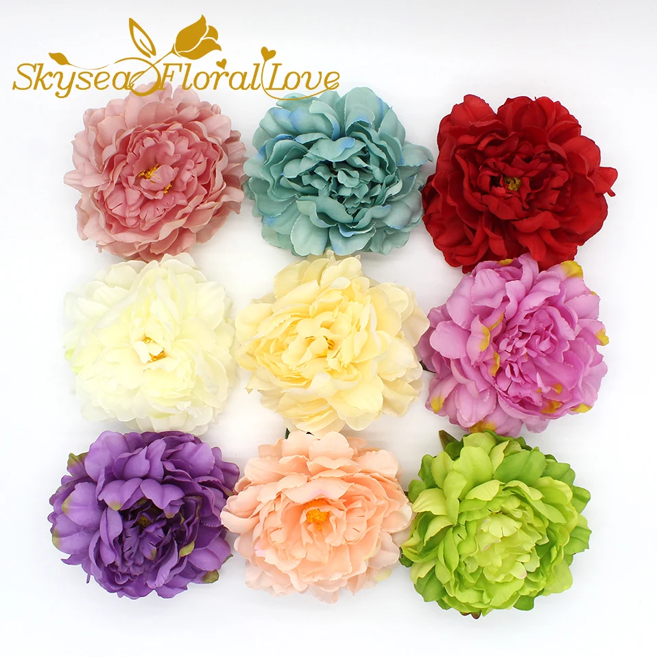 High Quality silk peony heads Free Shipping DIY flower wall arch