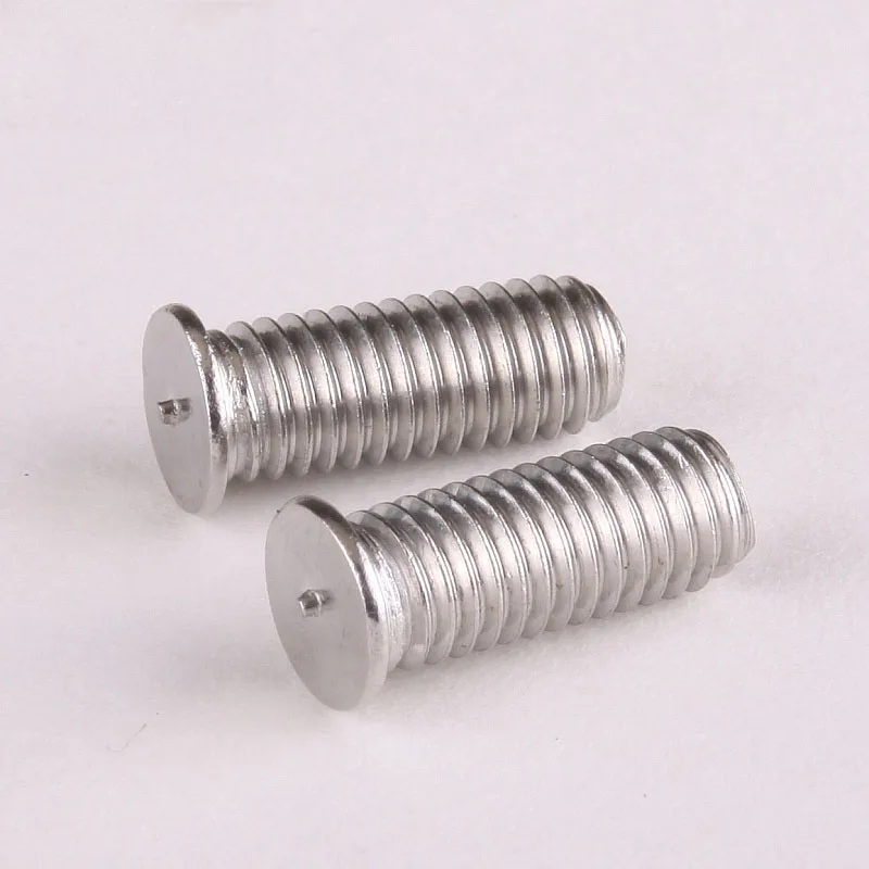 

20PCS Special Stainless Steel 304 Screw Welding Screws Spot-Welding Plant Screw Studs M3 * 10 GB902