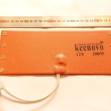 KEENOVO силиконовая грелка WVO SVO дизельный топливный фильтр нагреватель NOS подогреватель бутылки 100X235 мм 12 В 200 Вт W/термостат 90C