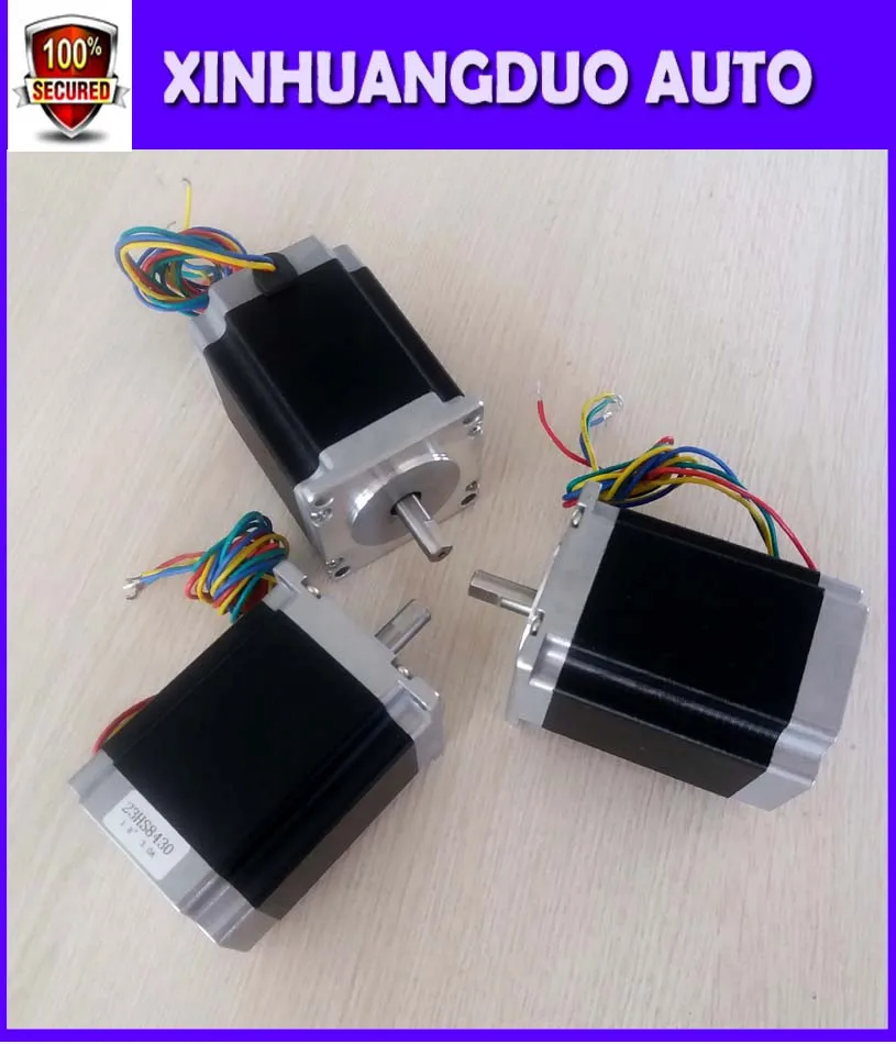 

3PCS Stepper Motor Nema 23 270 oz.in=1.9NM single shaft 3A 23HS8430 Medical Industrial Automation