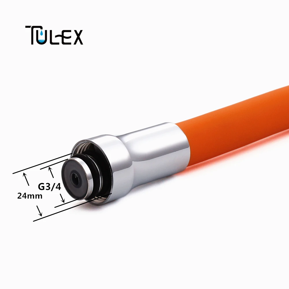 Tulex кран кухонный шланг многоцветная силиконовая трубка гибкий ПВХ шланг G3/4 все направления для кухонного крана 4 цвета
