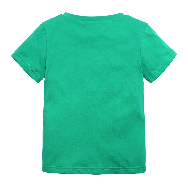 Летняя футболка для девочек и мальчиков Волшебные двусторонние пайетки, модная одежда футболки унисекс с короткими рукавами и рисунком DBT107