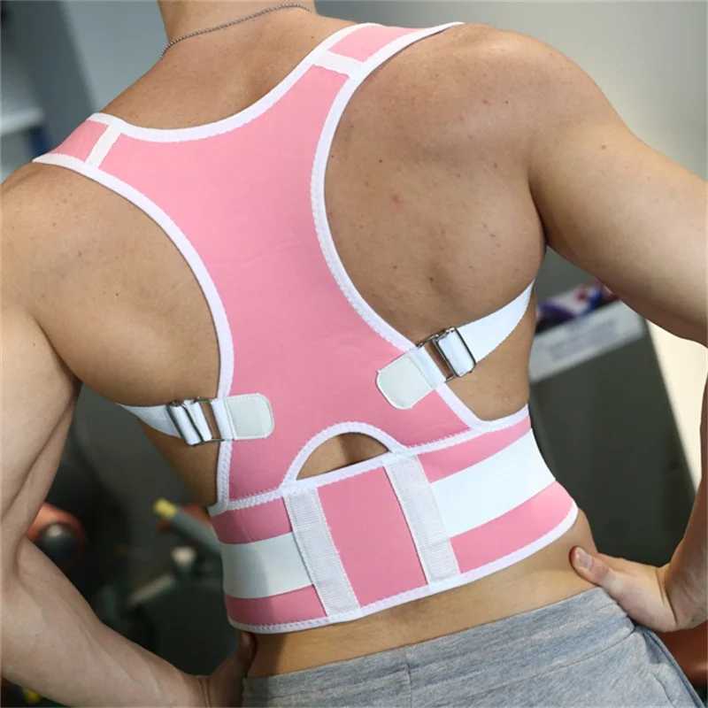 Регулируемый корсет для коррекции осанки на спине и плечах, поддерживающий грудной кифоз, нагрудный ремень для мужчин и женщин