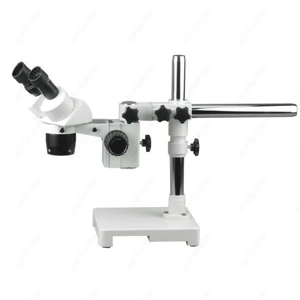 

Stereo Microscope--AmScope Supplies 20X & 40X Stereo Microscope with Single-Arm Boom Stand SW-3B24